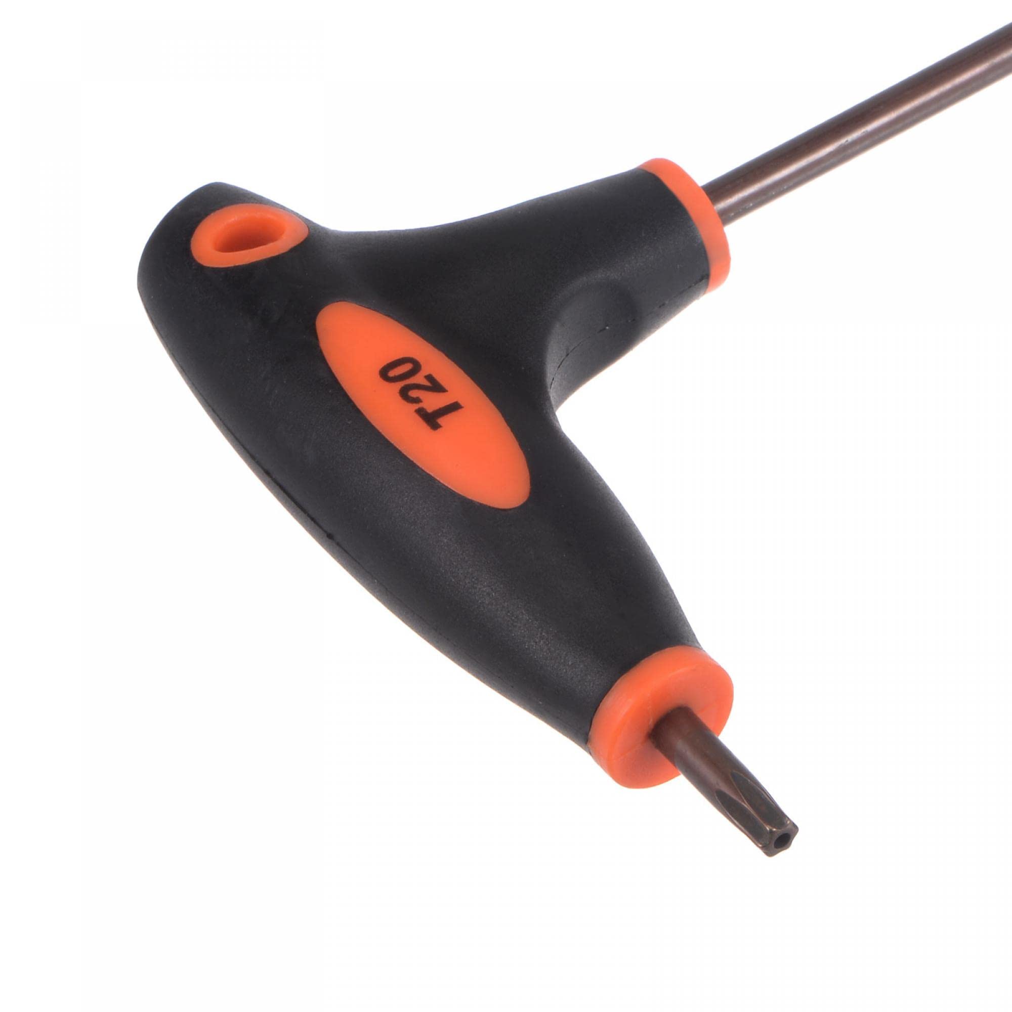 uxcell T20 Anti Tamper Proof Torx Key T-Handle Dual End Wrench, S2